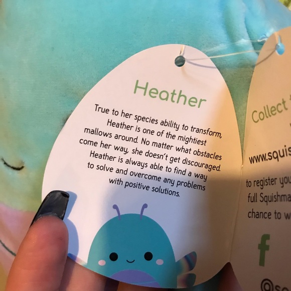 heather squishmallow 8” - Picture 3 of 3